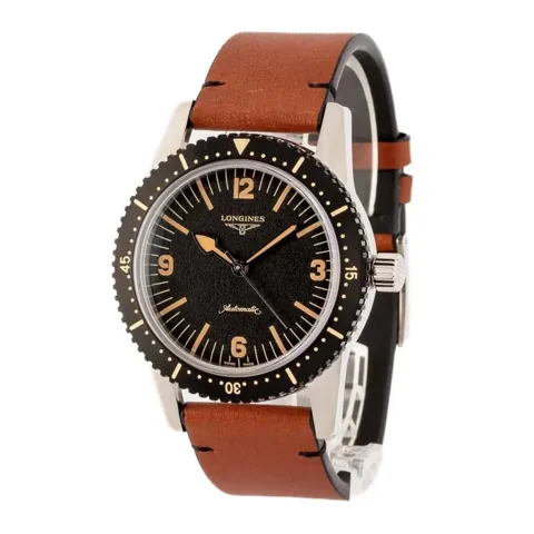 Longines Heritage Skin Diver Black Arabic Dial