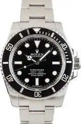 Pre-owned Black Dial Rolex Submariner Ref 114060 Stainless Steel, photo 4 of 6
