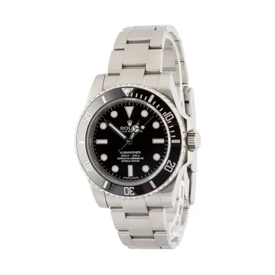 Used Rolex Submariner Steel 114060 Black Dial