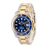 Pre-owned Rolex Submariner Bluesy 126613 Steel & 18k Gold, blue dial