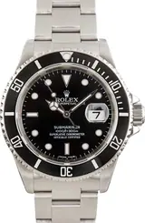 Pre-owned Rolex Submariner 16610 Steel Black Dial, photo 2 of 4