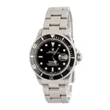 Pre-owned Rolex 16610 Submariner Black Dial, black timing bezel
