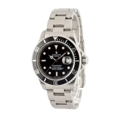 Used Rolex Submariner 16610 Steel Black Dial