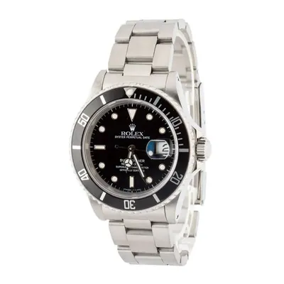 Pre-owned Rolex Submariner 16610 Black Dial