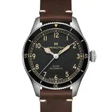 Hamilton Khaki Aviation Pilot Pioneer H76205530, 38 mm stainless steel case, black dial
