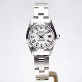 Pre-owned Rolex Lady Date 69160, 26 mm stainless steel case, white dial