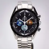 Pre-owned Omega Speedmaster Professional ‘Moon to Mars’ 3577.50.00, 42 mm stainless steel case, black dial