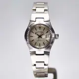 Pre-owned Tudor Prince Oysterdate 9301/0, 26 mm stainless steel case, silver dial