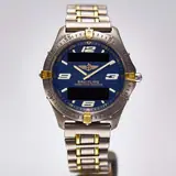 Pre-owned Breitling Aerospace F65062, 40 mm titanium case, blue dial