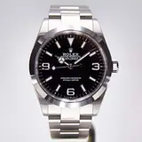 Pre-owned Rolex Explorer 224270, 40 mm stainless steel case, black dial