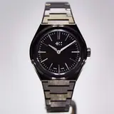 Pre-owned Christopher Ward Twelve 660 C12-38H2H1-SK0K0-B0, 38 mm dlc stainless steel case, black dial