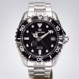 Pre-owned Grand Seiko SBGA229, 44 mm stainless steel case, black dial