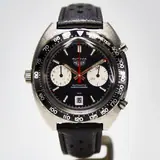 Pre-owned Heuer Viceroy Autavia 1163V, 42 mm stainless steel case, black dial