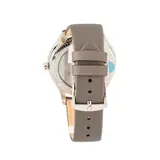 Pre-owned Omega De Ville Tresor Silver Roman Dial in leather
