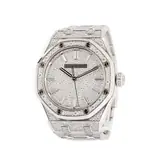 Pre-owned Audemars Piguet Royal Oak Selfwinding 18k White Gold