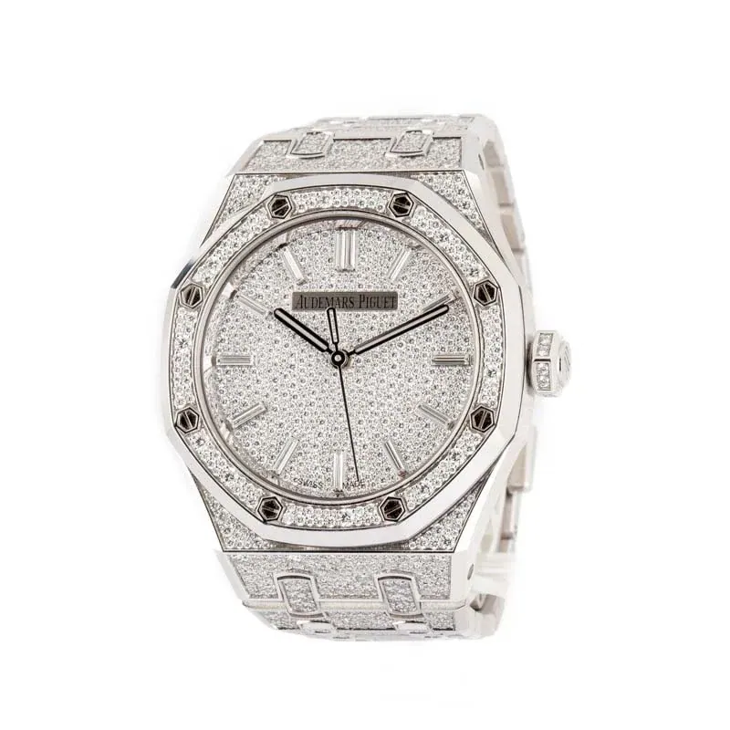 Pre-owned Audemars Piguet Royal Oak Selfwinding 18k White Gold