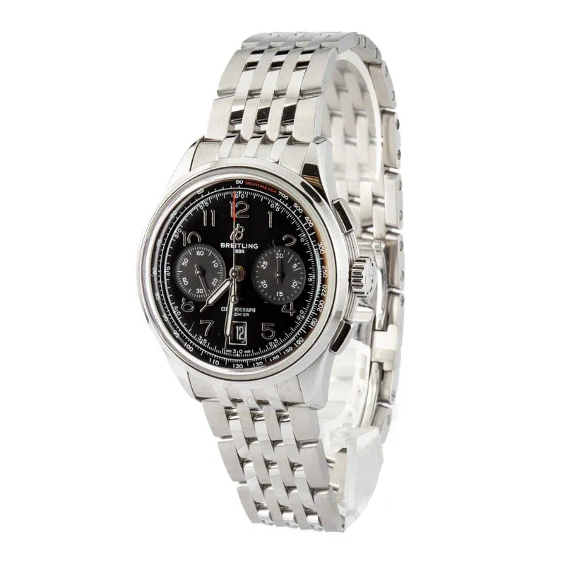 Pre-owned Breitling Premier Chronograph Stainless Steel, bezel