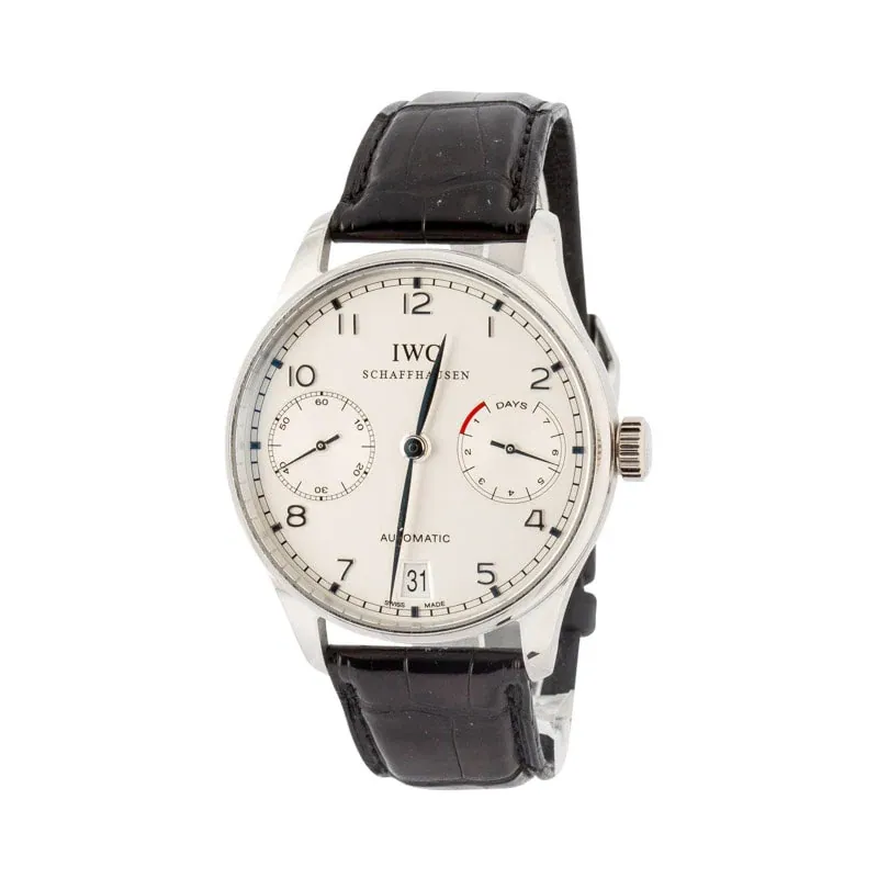 Pre-owned IWC Portugieser IW500104 Platinum