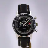Pre-owned Croton Chrono 106 17J, 38 mm stainless steel case, black dial