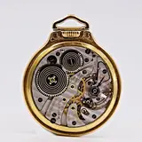 Hamilton Yellow Gold-Filled Open Face Railroad Model 17, 950B, photo 4 of 8