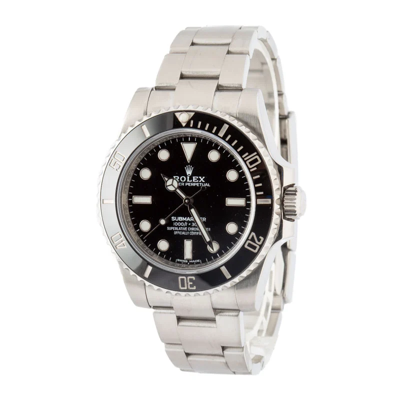 Used Men's Rolex Submariner Ref 114060 Stainless Steel