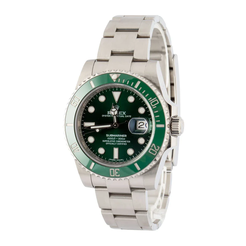 Used Hulk Rolex Submariner Green Dial 116610LV