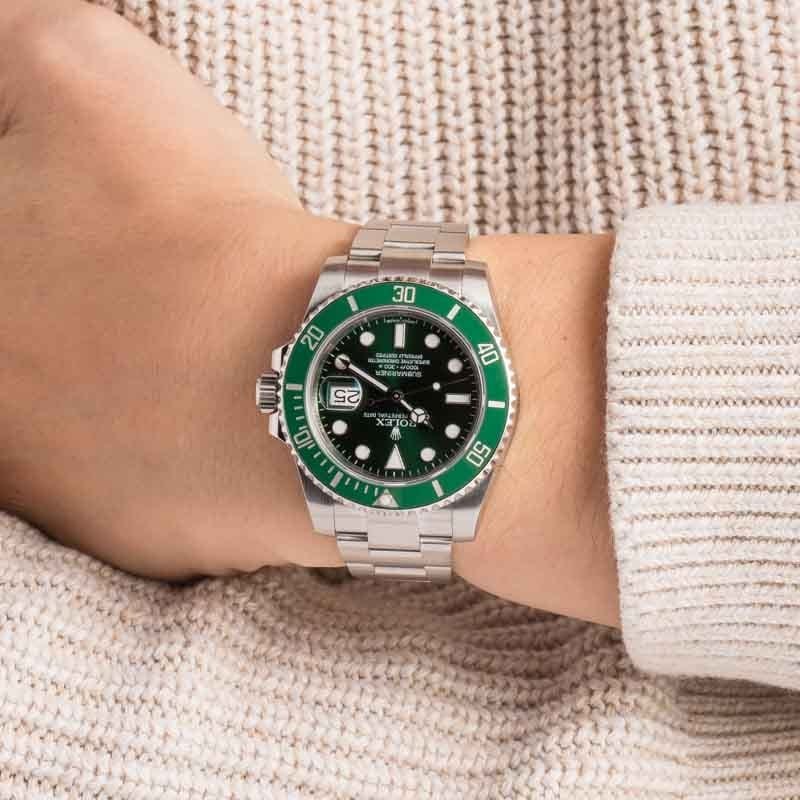 Used Rolex Submariner Green Hulk Ref 116610LV