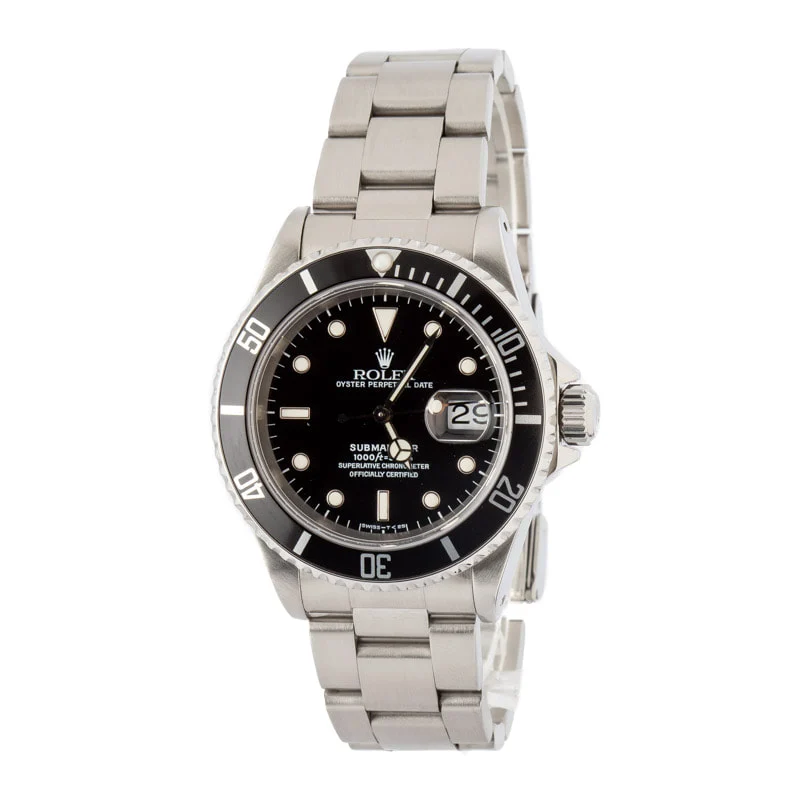 Used Rolex 16610 Submariner Black Dial