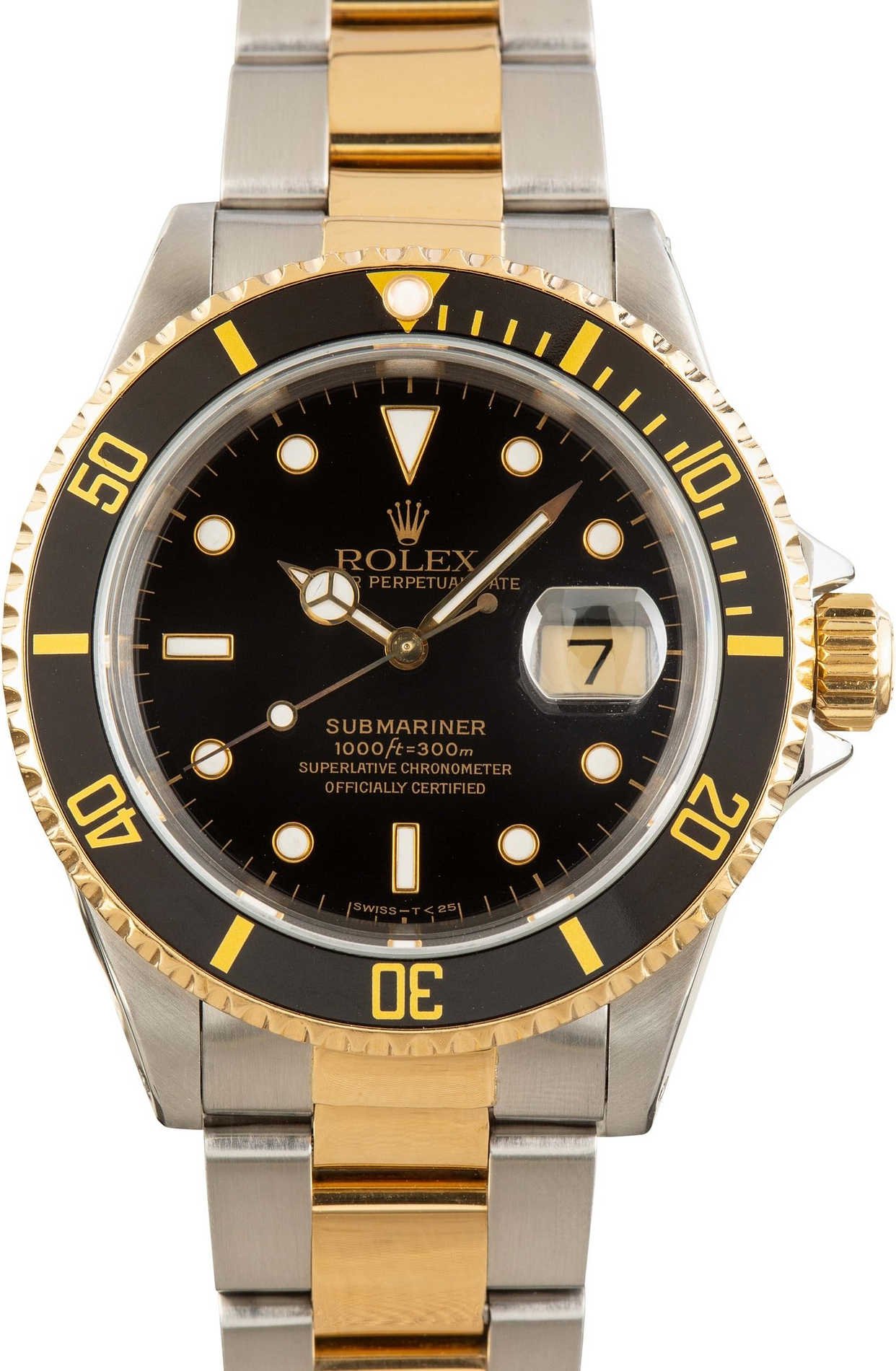 Used Men's Rolex Submariner Ref 16613 Black Dial