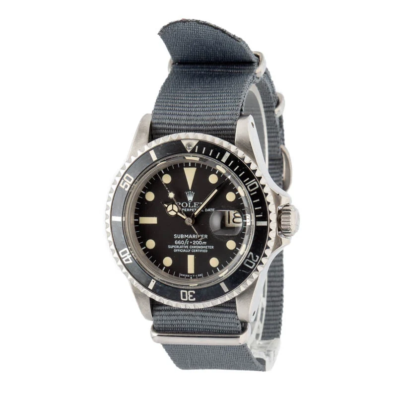 Vintage Rolex Submariner Ref 1680 Nylon Strap
