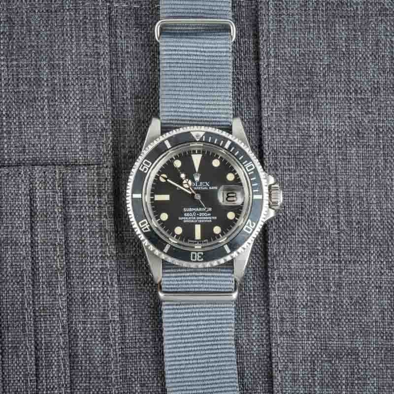 Vintage Rolex Submariner Ref 1680 Nylon Strap