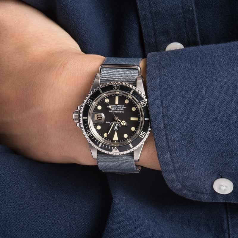 Vintage Rolex Submariner Ref 1680 Nylon Strap