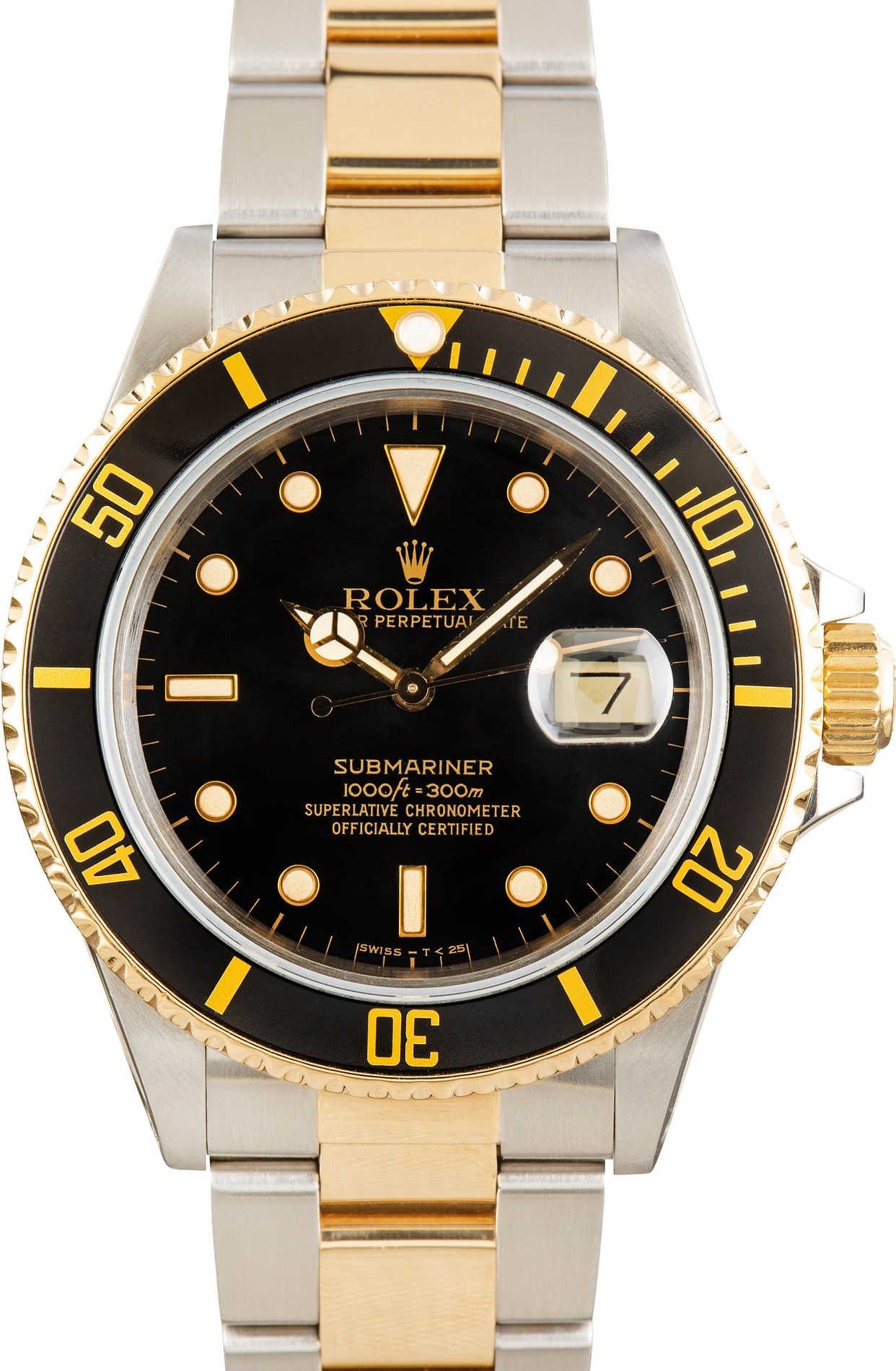 Pre-Owned Rolex Submariner Ref 16803 Black Dial