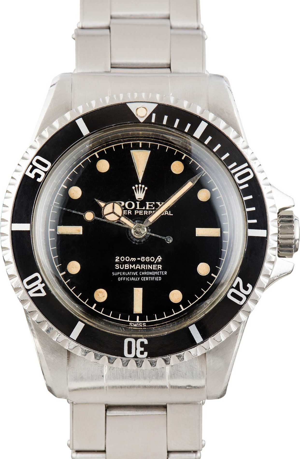 Vintage Rolex Submariner Ref 5512 Glossy Dial