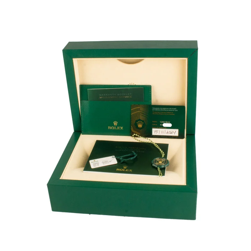 Rolex Submariner 18k Yellow Gold Ref 126618 Black Dial