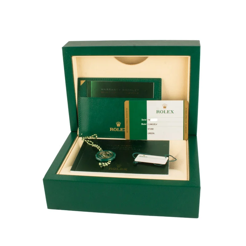 Used Hulk Rolex Submariner Green Dial 116610LV