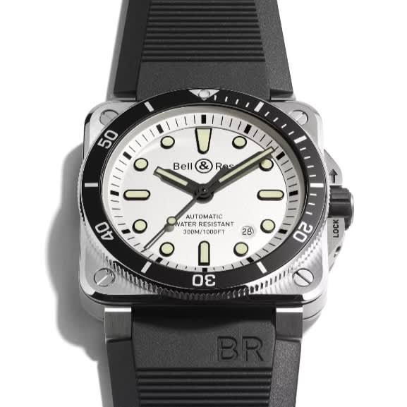 Bell & Ross BR 03-92 Diver White (BR0392-D-WH-ST/SRB)