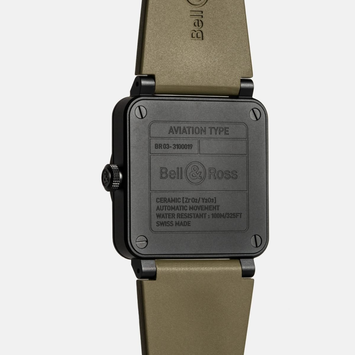Bell & Ross BR 03 Military Ceramic (BR03A-MIL-CE/SRB)