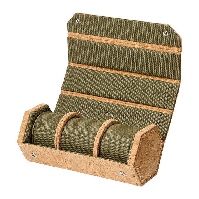 WOLF Cortica Triple Hexagon Watch Roll w/ Capsule (668361)