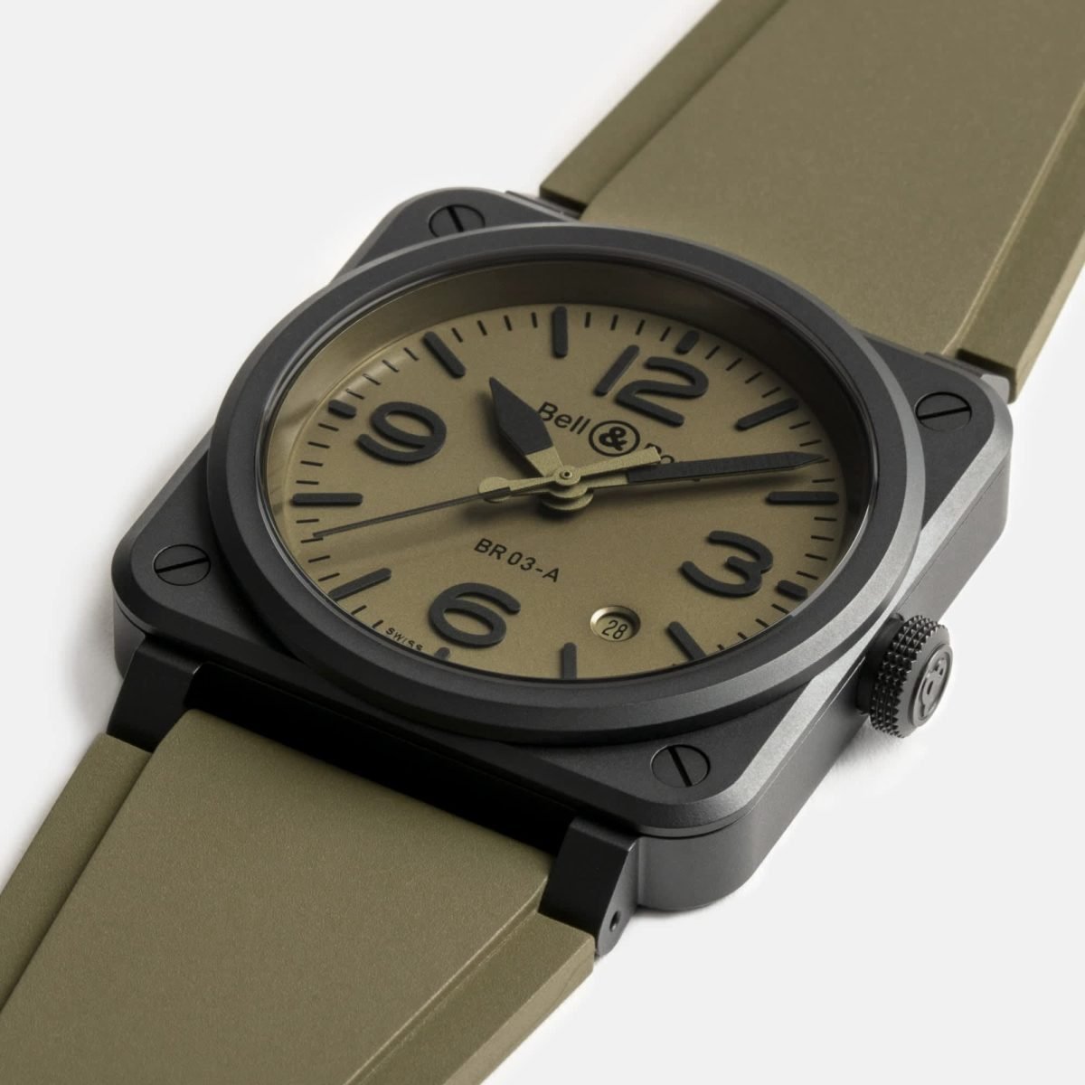 Bell & Ross BR 03 Military Ceramic (BR03A-MIL-CE/SRB)