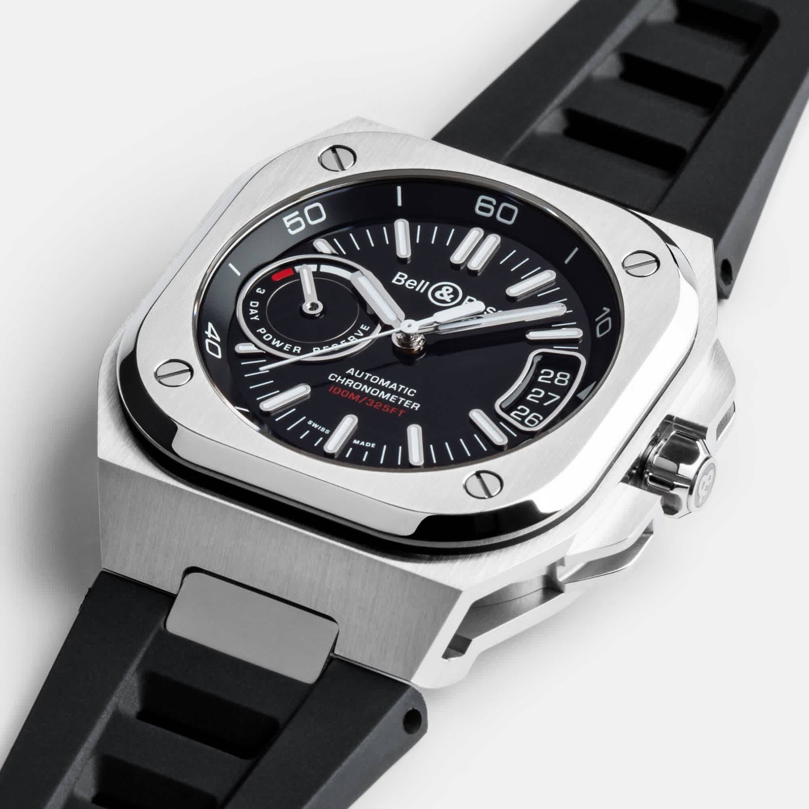 Bell & Ross BR-X5 Black Steel (BRX5R-BL-ST/SRB)