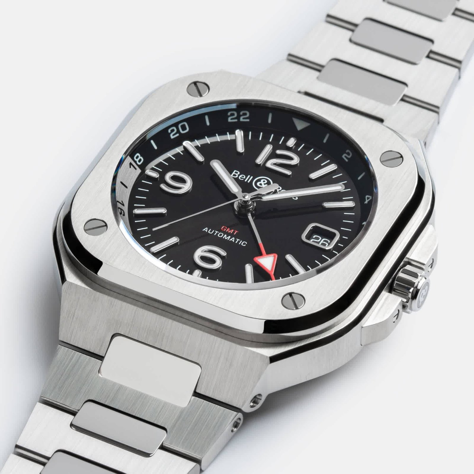 Bell & Ross BR-05 GMT (BR05G-BL-ST/SST)