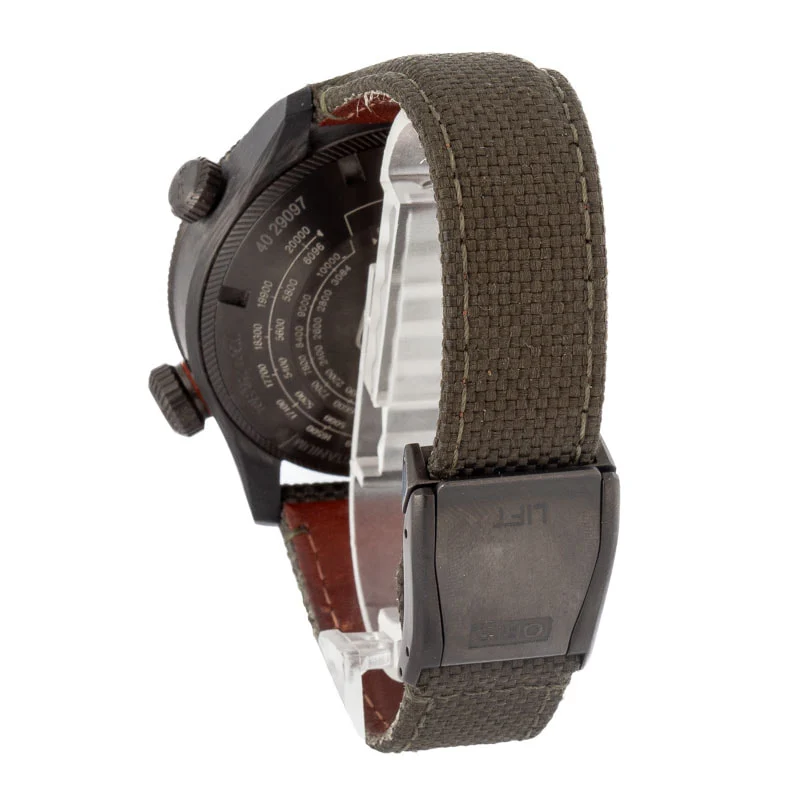 Oris ProPilot Altimeter Meter Scale Black Dial