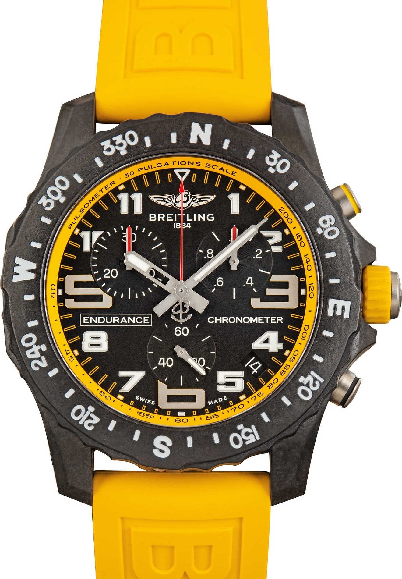 Breitling Professional Endurance Pro 44 Yellow Strap