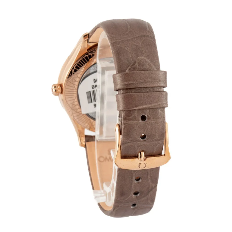 Omega De Ville Tresor Sedna Gold Brown Roman Dial