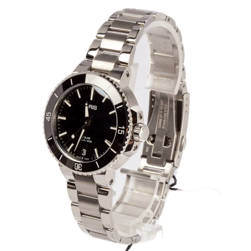 Oris Aquis Date Black Dial Steel