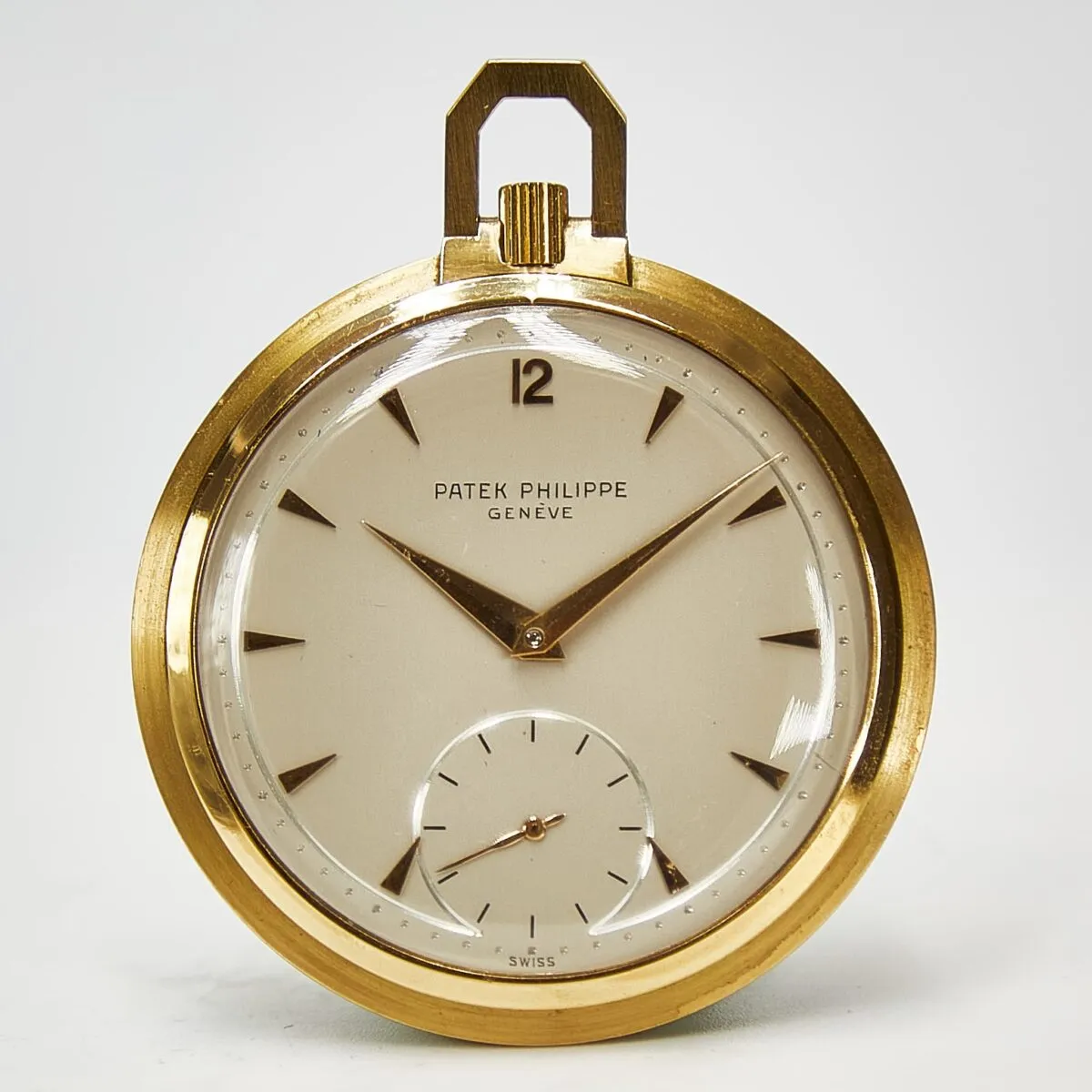 Patek Philippe 18K Yellow Gold Pocket Watch CIRCA 1958