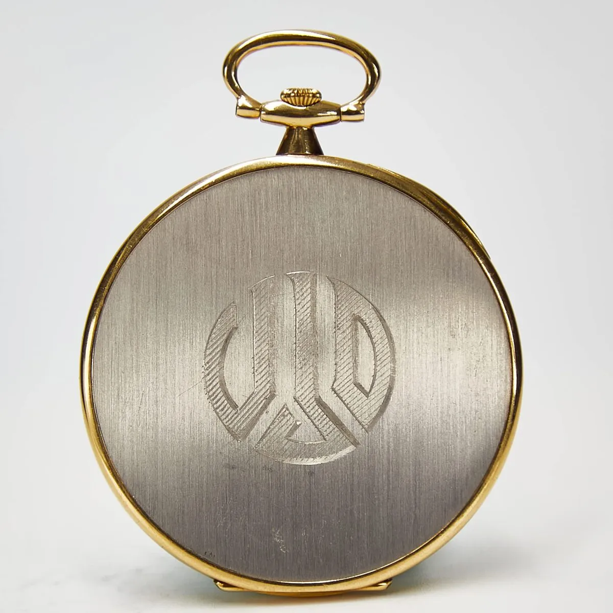 Tiffany Touchon Pocket Watch Platinum & 18k Yellow Gold