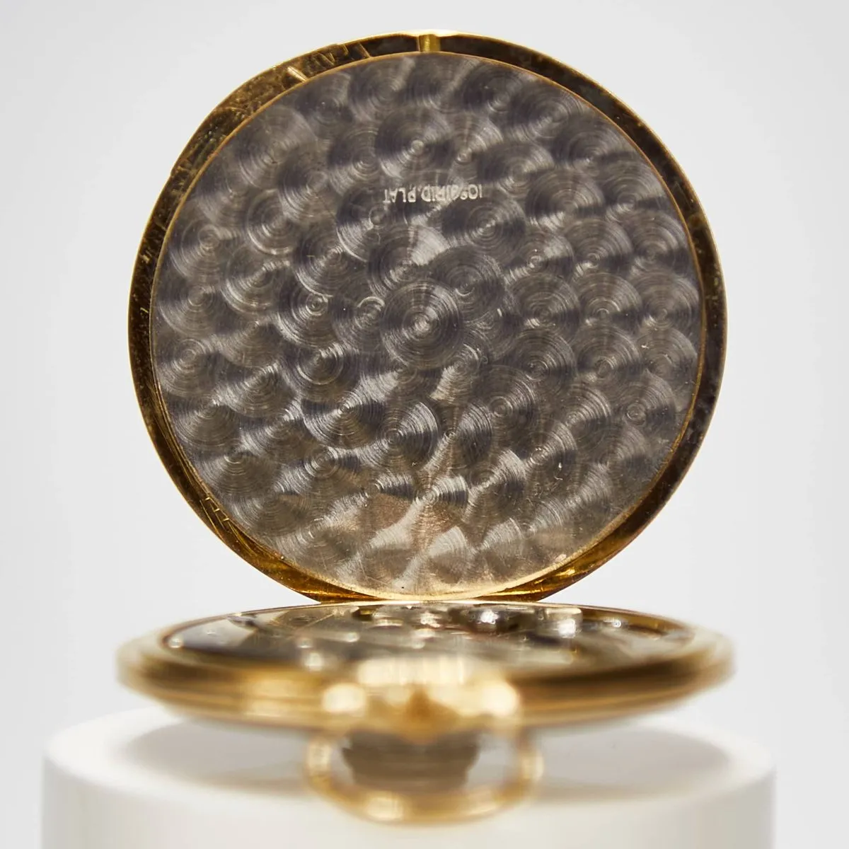Tiffany Touchon Pocket Watch Platinum & 18k Yellow Gold