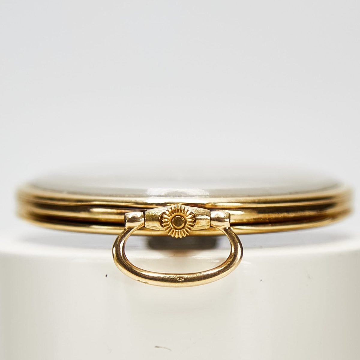 Tiffany Touchon Pocket Watch Platinum & 18k Yellow Gold